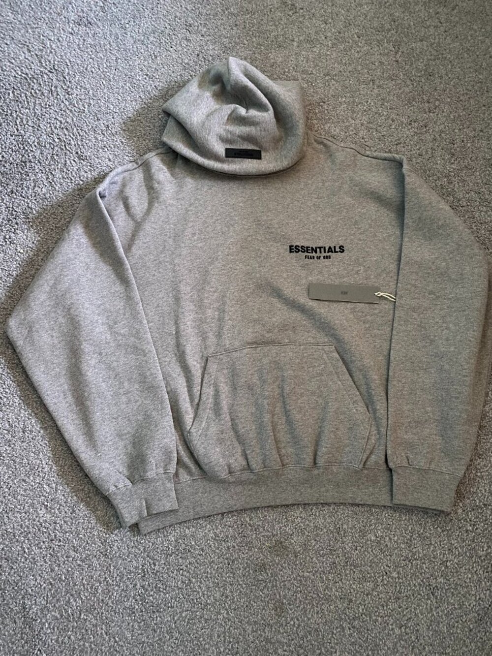 Essentials Dark Oat Hoodie